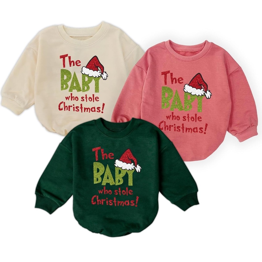 Unisex Baby Christmas Onesie - Picture 4 of 4